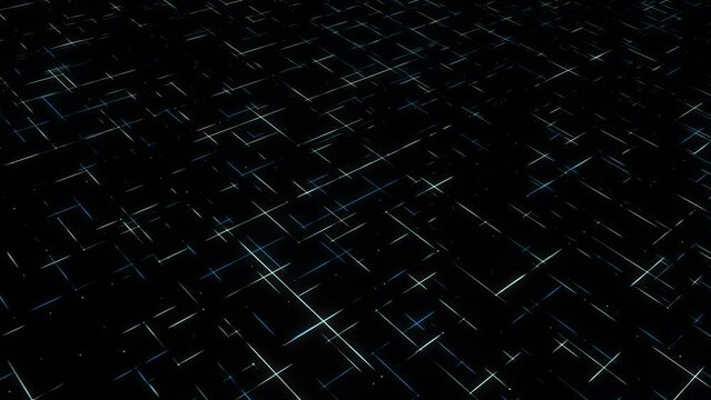 Futuristic dimension Grid line with Digital-Data background animation of cyberspace design