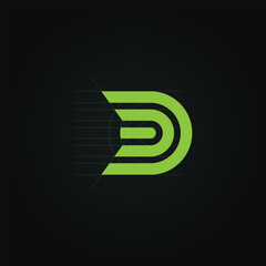 D logo