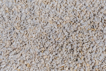 Marble gravel background, top view, idea for background and design of paths in the park