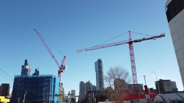 Downtown Calgary construction