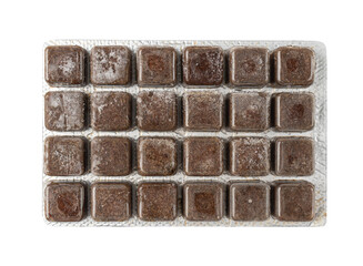 Fish Food Isolated, Insect Briquettes, Frozen Artemia, Cold Daphnia, Frozen Bloodworm