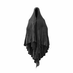 Halloween scary ghos dementor character isolated on white background. - 649428857