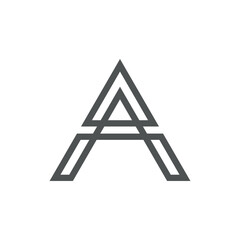 Initial letter, A logo. Initial Letter A logo Icon, Initial Logo Template