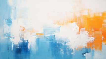 Naklejka premium abstrato todo laranja e azul 