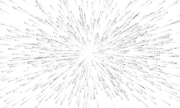 Binary computer code. Cyber background constructed with numbers one and zero. Abstract visualization of programming. Vector illustration.