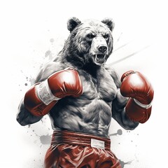 Bear boxer