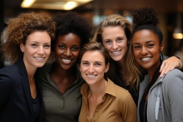 Obraz premium portrait of a group of confident female business executives