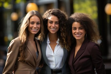 portrait of a group of confident female business executives