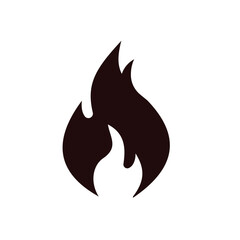 flame, fire - vector icon