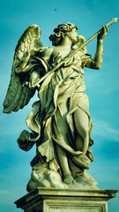 Fototapeta na wymiar angel with a spear Rome, Italy