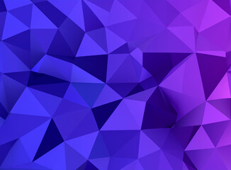 Obraz premium purple 3d triangle design shapes background, mosaic decoration