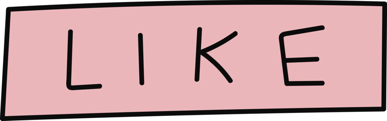 Like Sign Doodle