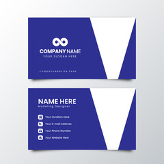 Obraz premium Cutting-Edge Business Card Concept