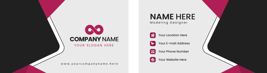 Fototapeta premium Creative Business Card Design Innovation