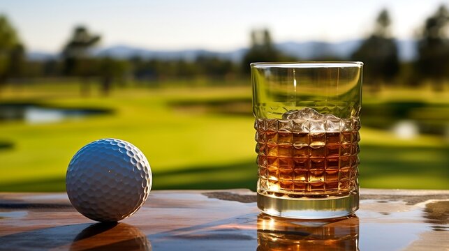 After golf comes relaxation...
