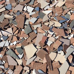 Pile of tiles