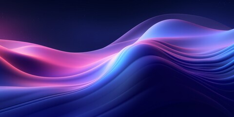 Fototapeta premium Galaxy Creative Abstract Wavy Texture. Screen Wallpaper. Digiral Art. Abstract Bright Surface Liquid Horizontal Background. Ai Generated Vibrant Texture Pattern.