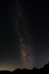 Fototapeta na wymiar Milky Way, Organ Mountains, NM USA