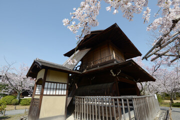 春の渉成園　傍花閣　京都市下京区