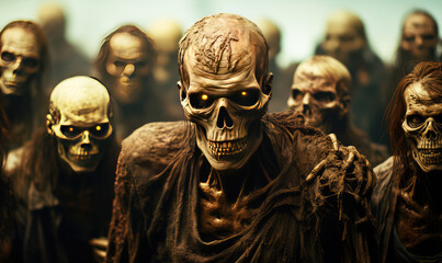 Dead Rise: A Halloween Tale of a World Plunged into Zombie Apocalypse - Generative AI