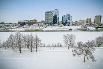 Urban Heartbeat: Downtown Saskatoon, Saskatchewan Skyline