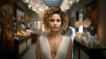 personal shopper in fashion store