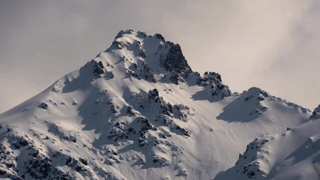 Patagonia: Timelapse de monta&ntilde;as en &eacute;poca invernal.