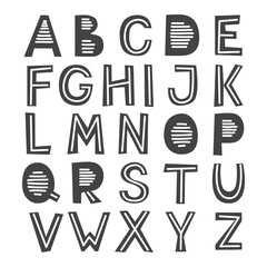 Set of colorful funny, cartoon, vector letters, letter fonts in children's style. Suitable for education, greetings and nursery decoration. It can be used for funny quotes on t-shirts, posters, cards 