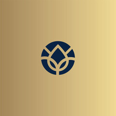 golden flower logo