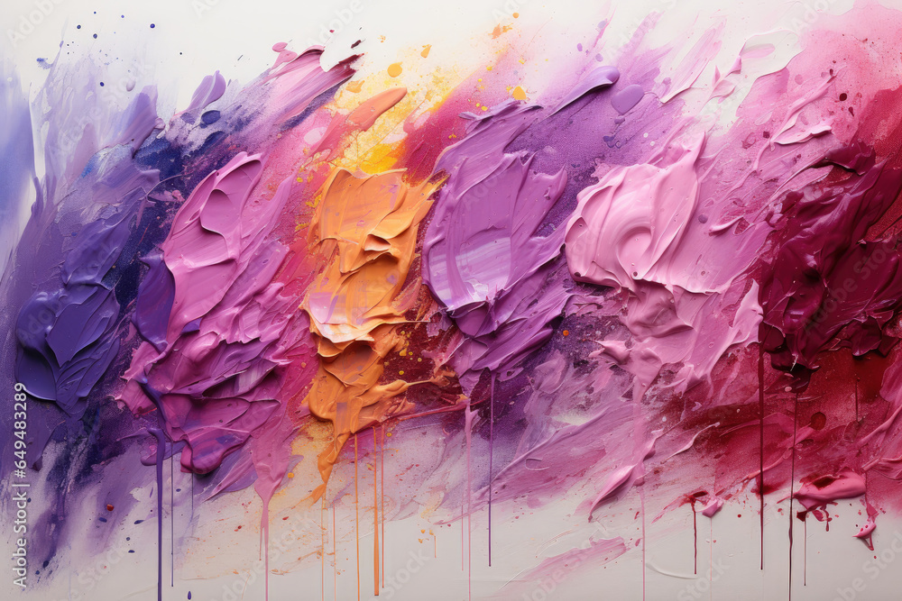 Poster abstract make up brush strokes background