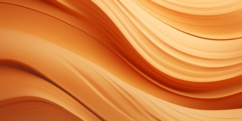 Sandstone Creative Abstract Wavy Texture. Screen Wallpaper. Digiral Art. Abstract Bright Surface Liquid Horizontal Background. Ai Generated Vibrant Texture Pattern.