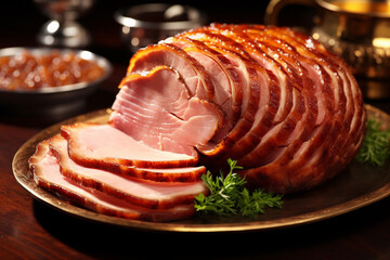 Spiral-cut Honey-baked Ham With Cloves