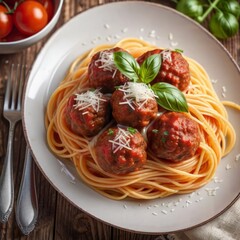 Delicious Spaghetti with Meatballs
