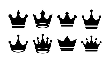 Crown Icon vector. Crown symbol for web site design,