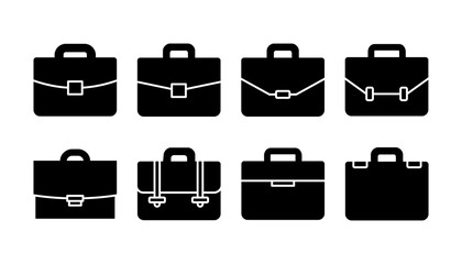 Briefcase icon vector. Portfolio vector icon. suitcase icon