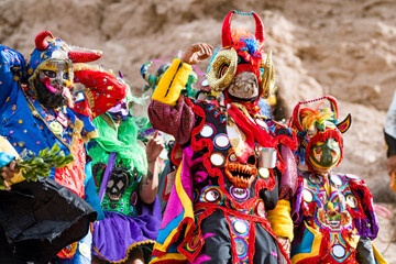 Traditional carnival of Jujuy, northern Argentina