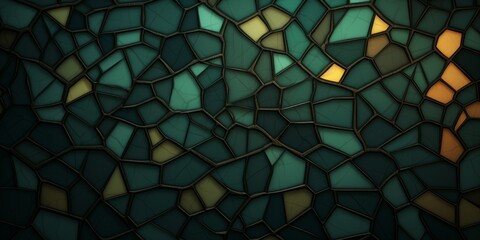 Crocodile Skin Creative Abstract Geometric Texture. Screen Wallpaper. Digiral Art. Abstract Bright Surface Geometrical Horizontal Background. Ai Generated Vibrant Texture Pattern.