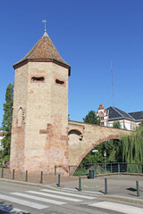 The fishermen's tower in Haguenau, Grand Est,  Alsace, France