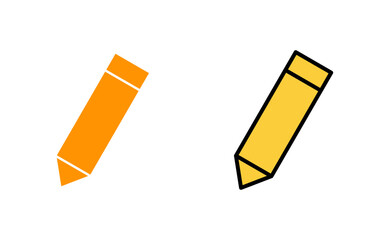 Pencil icon set for web and mobile app. pen sign and symbol. edit icon vector