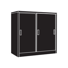 Cabinet cupboard icon