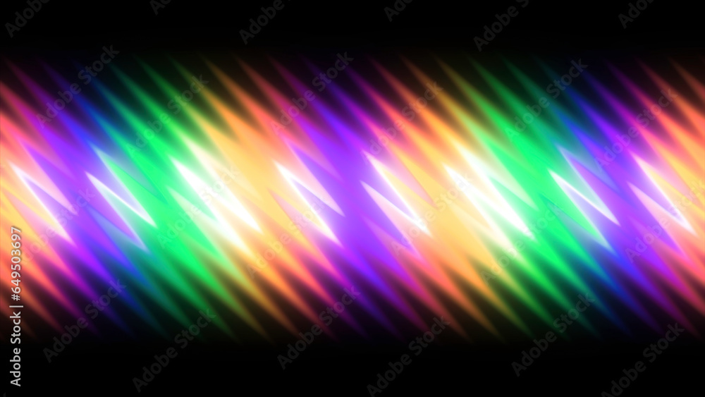 Aufkleber background with line of abstract wavy glow. motion. colorful wavy liquid glow lines on black backgro