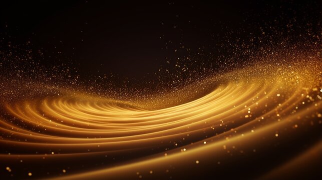 background with space Gold Background, Gold PPT Background