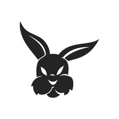 rabbit logo template Isolated. Brand Identity. Icon Abstract Vector graphic