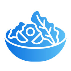 Fototapeta premium salad gradient icon