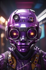 Nostalgic Robot Face - Generative AI




