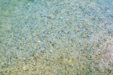 Saklikent Canyon in Turkey with mountain cold stormy water in the river. Natural attraction, popular place for tourists