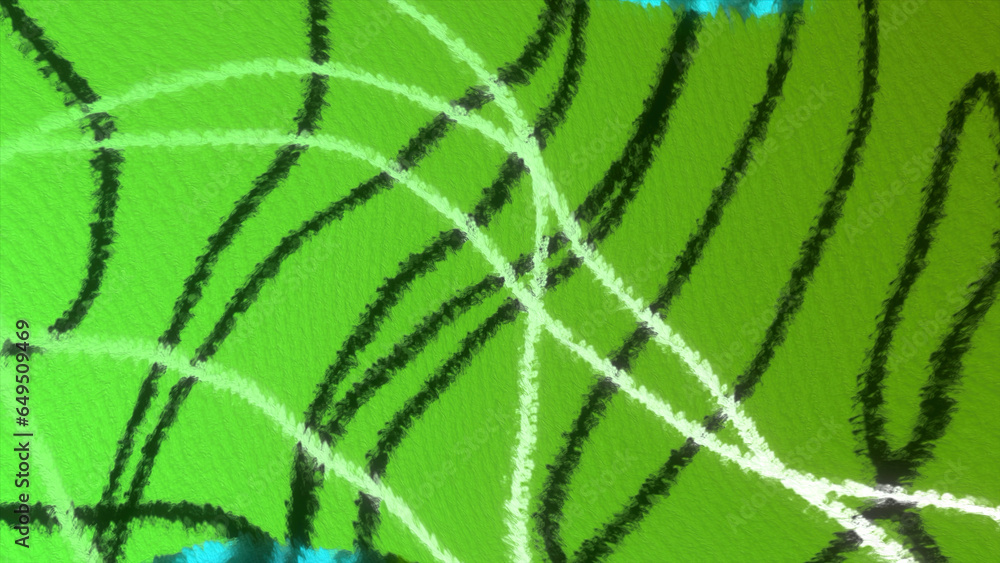 Poster animation with creative drawing lines. motion. chaotic moving pencil texture lines in animation. sty