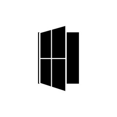 Window Icon. Interior Element Symbol - Vector Logo Template.