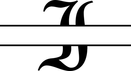 Personalized Name Alphabet SVG design for print-on-demand