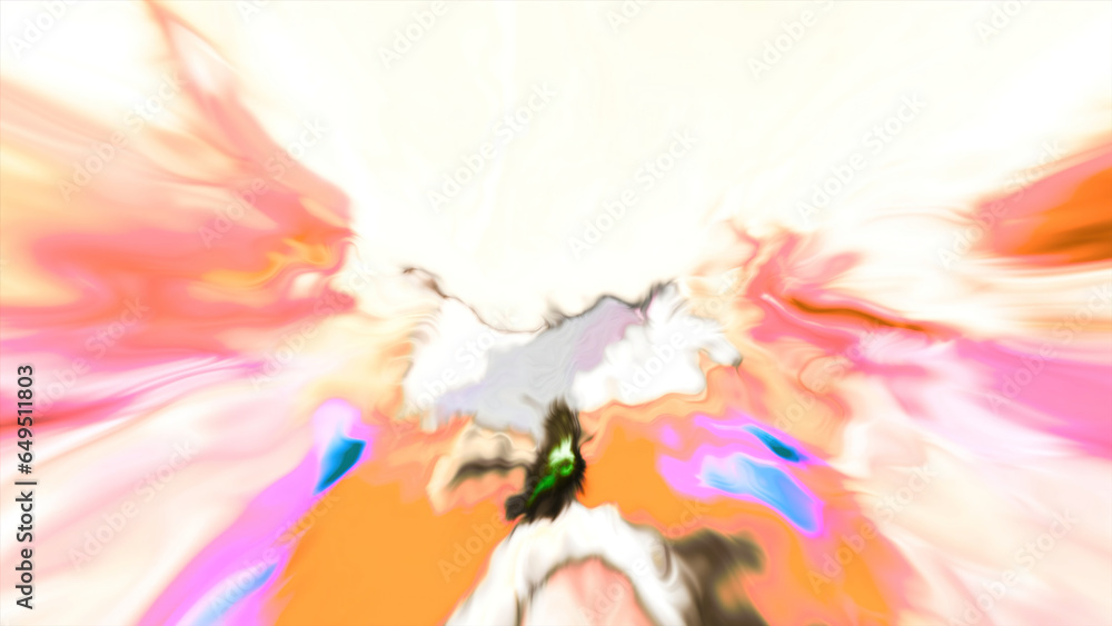 Poster pulsating colorful flow of moving colors. motion. animated streams of colors in moving background. c